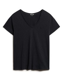 Superdry - Studios Slub Embroidered Vee Tee