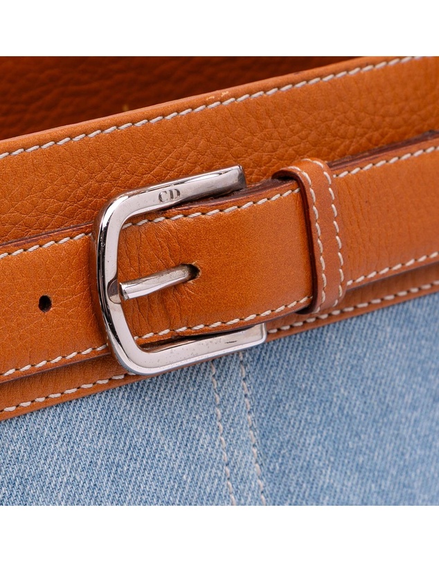 Dior - Pre-Loved Denim Jeans Pocket Tote