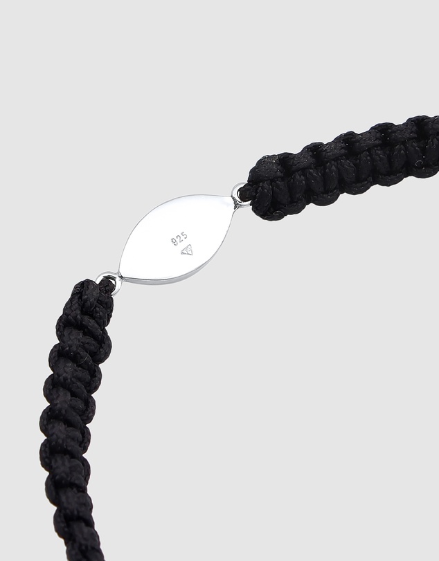 Kuzzoi - ICONIC EXCLUSIVE - Knotted Nylon Bracelet with Evil Eye