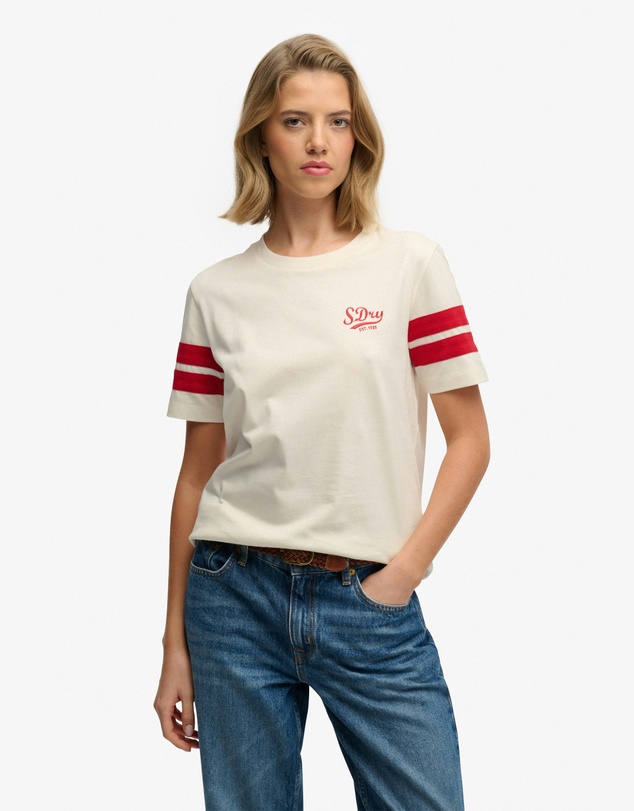 Superdry - Varsity Stripe Script Tee