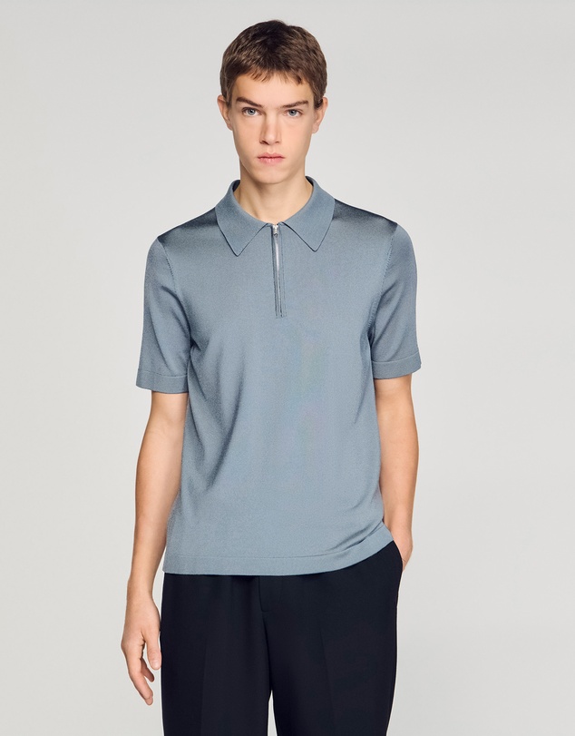 Sandro - Pablo Zip Sweater