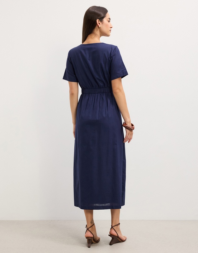 The Fated - Stella Tucked Midi Dress