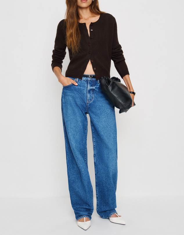 Reformation - Clara Cashmere Crew Cardigan