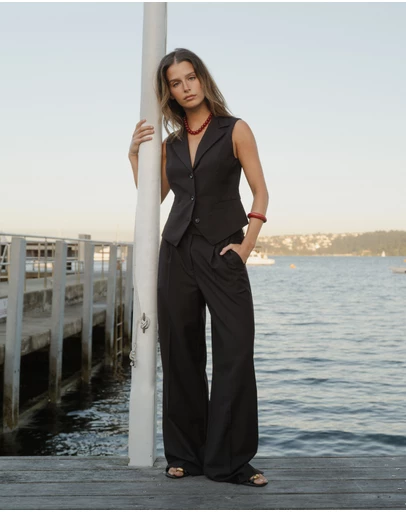 Forcast - Amera Collared Vest