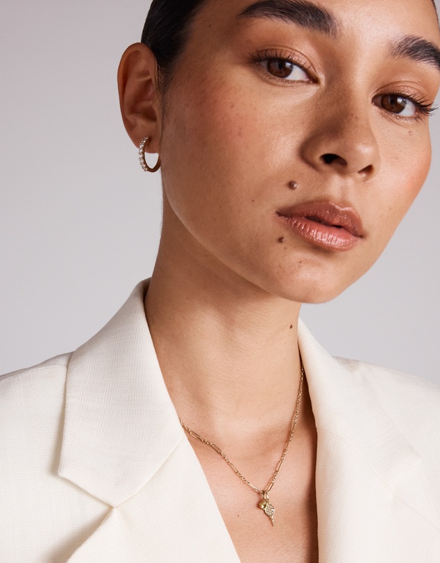 Michael Hill - 1.6mm Wide Paperclip 3 and 1 Chain in 10kt Yellow Gold