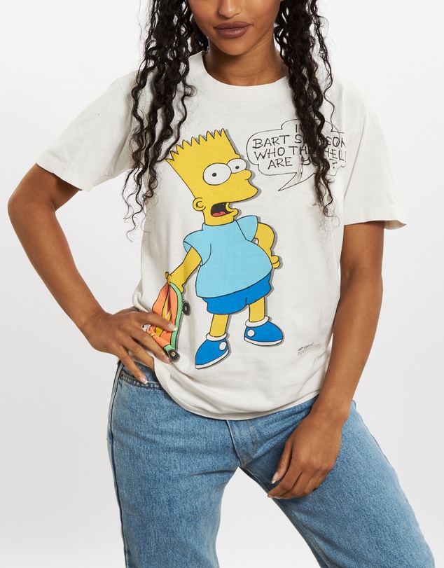 Vintage by The Real Deal - Pre Loved - 1989 Bart Simpson Tee