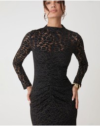 Forcast - Romy Lace Ruched Dress