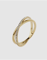 Fossil - Fossil Vintage Iconic Gold Ring JF03752710