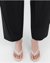 St. Agni - Woven Thong Heels