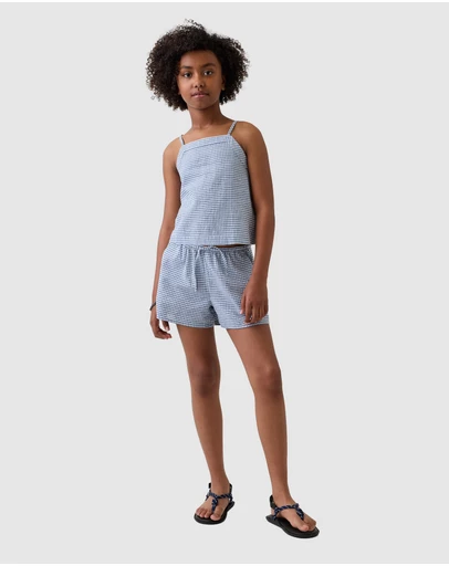 GAP - Linen PO Shorts - Teens