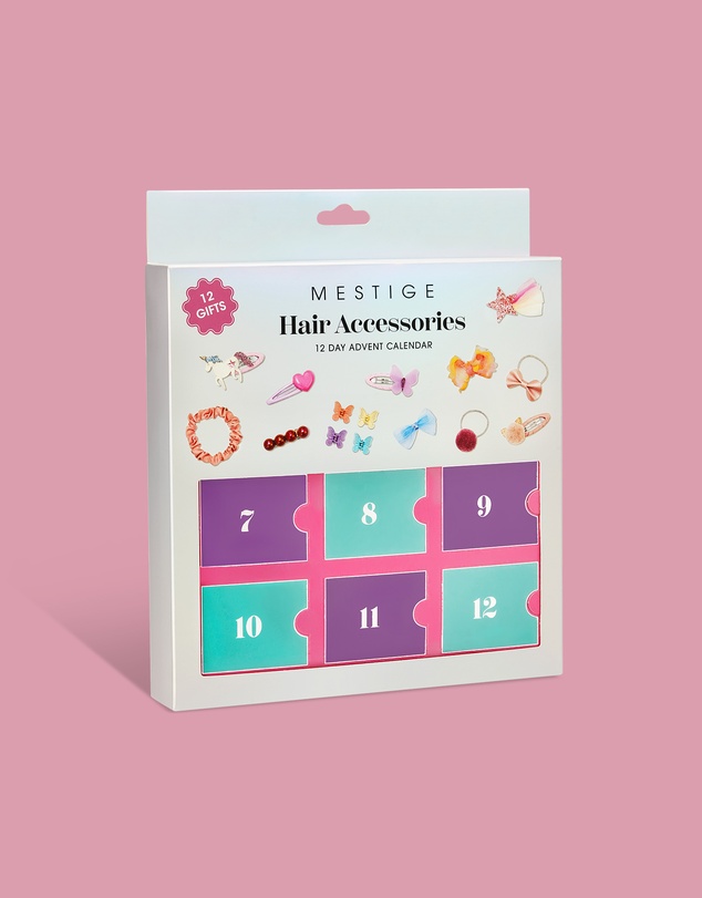 Mestige Kids - 12 Day Pastel Hair Accessories Advent Calendar