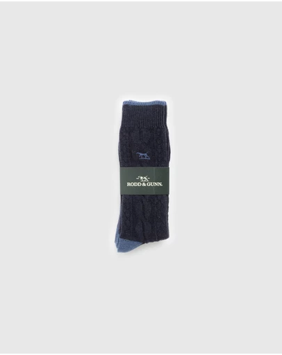 Rodd & Gunn - Dunedin Cable Sock 2 Pack
