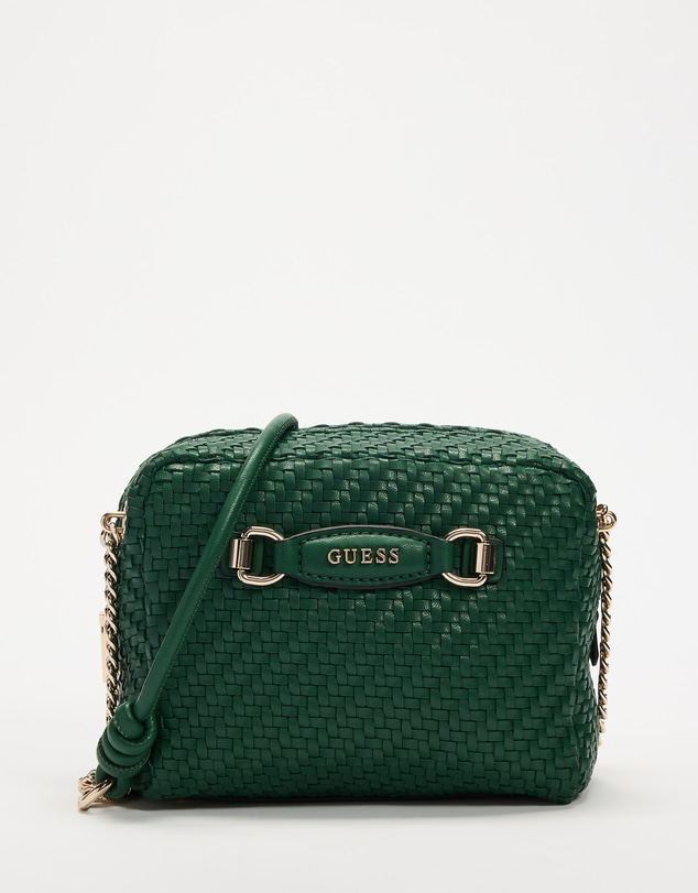GUESS - Francy Camera Woven Polyurethane Crossbody Bag