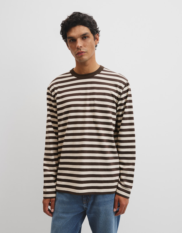 Country Road - Australian Cotton Long Sleeve Stripe T-shirt
