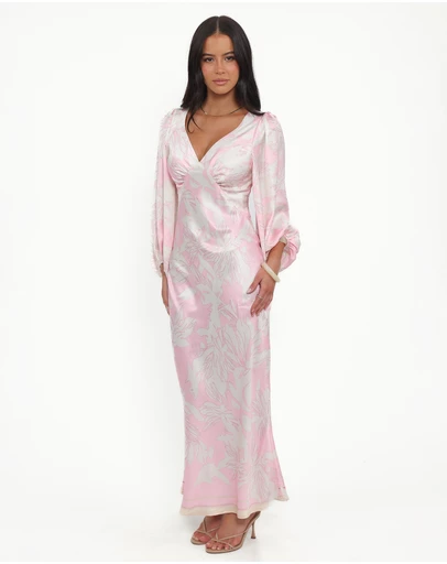 Petal & Pup - Varly Long Sleeve Dress - Pale Pink