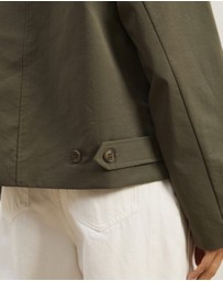 Atmos&Here - Osa Cropped Trench Coat
