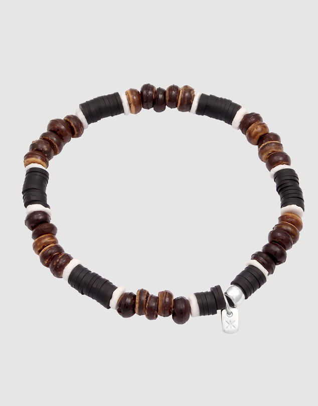 Kuzzoi - ICONIC EXCLUSIVE - Coconut Donut Bead Bracelet in 925 Sterling Silver