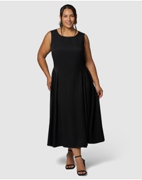 Pink Dusk by Curve Project - Electric Love Midi Dress