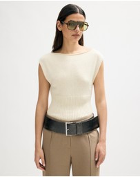 Minima Esenciales - Lilo Cotton Cashmere Blend Knit Top