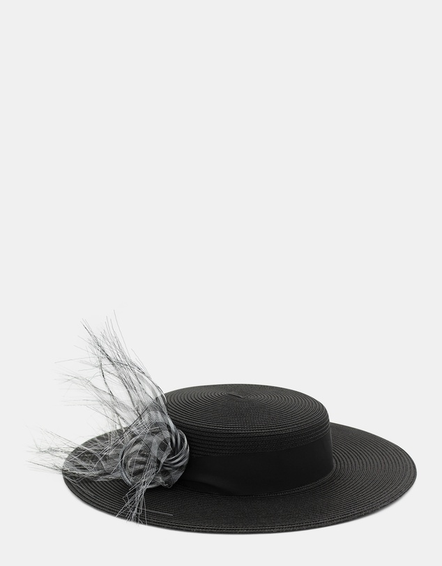 Morgan & Taylor - Nala Racewear Boater in Black