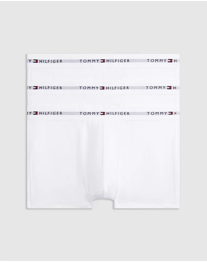 Tommy Hilfiger - 3-Pack Signature Repeat Logo Waistband Trunks