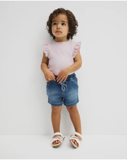 Country Road - Pull On Denim Short