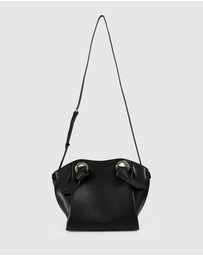 Belle & Bloom - Heart Of Gold Leather Shoulder Bag