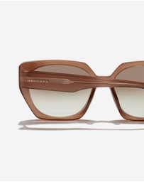 Hawkers Co - HAWKERS - Light Brown Nature Eco BOUJEE  Sunglasses for Men and Women UV400
