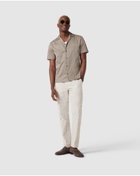 Politix - Geo Satin Cuban Collar Shirt