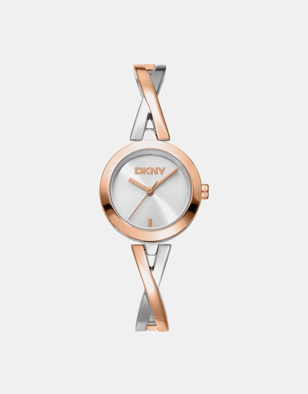 DKNY - Half Bangle Rose Two-Tone 26mm Womens Watch