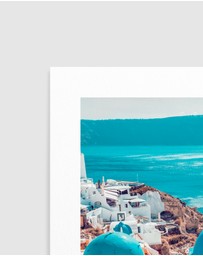 Olive et Oriel - Santorini Sunrise Art Print