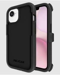 Pelican - Pelican Voyager MagSafe Case with Holster for iPhone 17e / 16e / 15 / 14 / 13