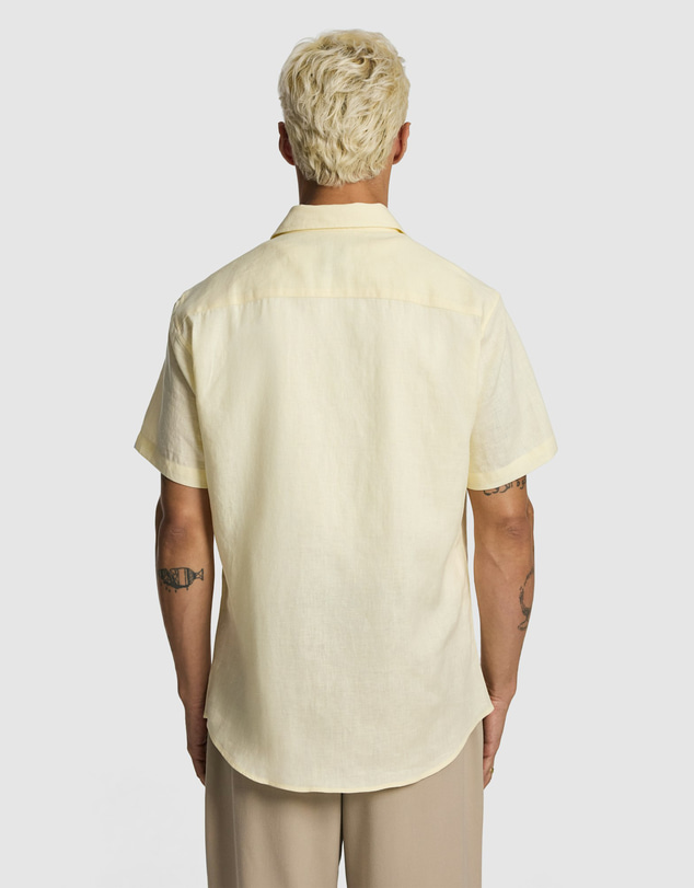 yd. - Lewis Pure Linen Shirt