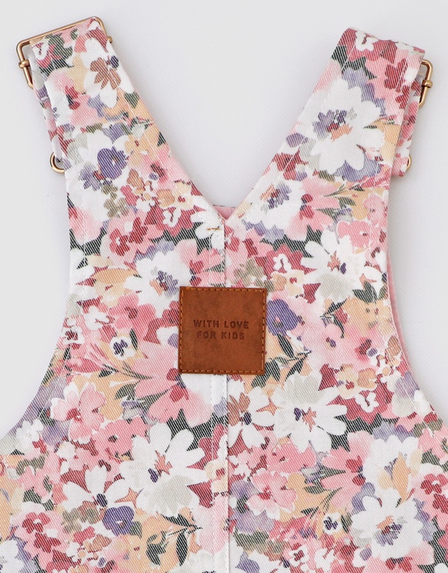 WITH LOVE FOR KIDS - Hazel Denim Pinafore Dress - Babies - Kids