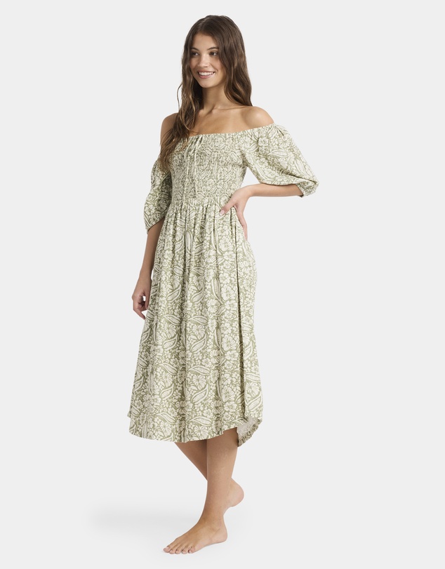 Roxy - Womens Wildside Mercad Midi Dress