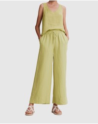 Country Road - Organically Grown French Linen Palazzo Pant