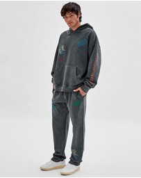 GUESS Originals - GUESS Originals x Batman Signal Trackpants