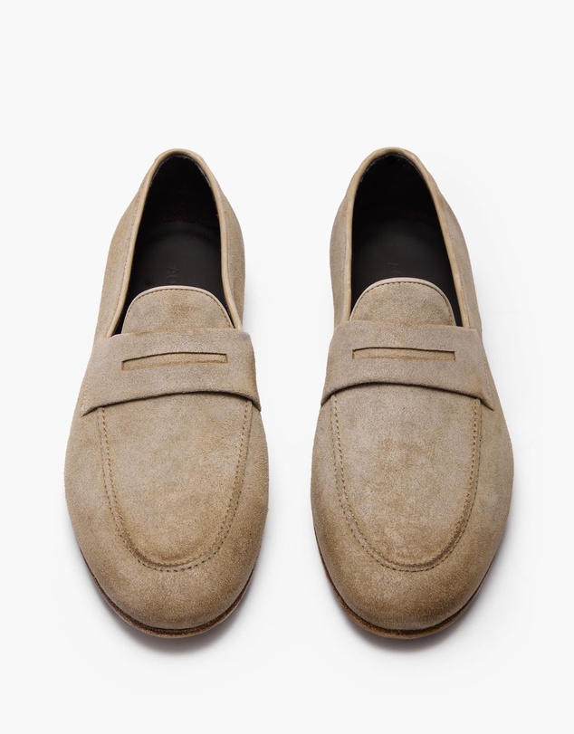 Aquila - D'ORO Collection - Ellis Suede Penny Loafers
