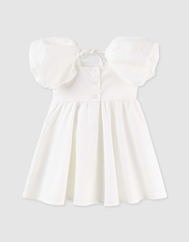 Designer Kidz - Grace Linen Baby Dress