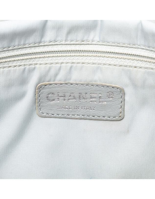 Pre-Loved by Azura Reborn - Pre-Loved Large Bicolor Quilted Coated Canvas Paris Biarritz Tote