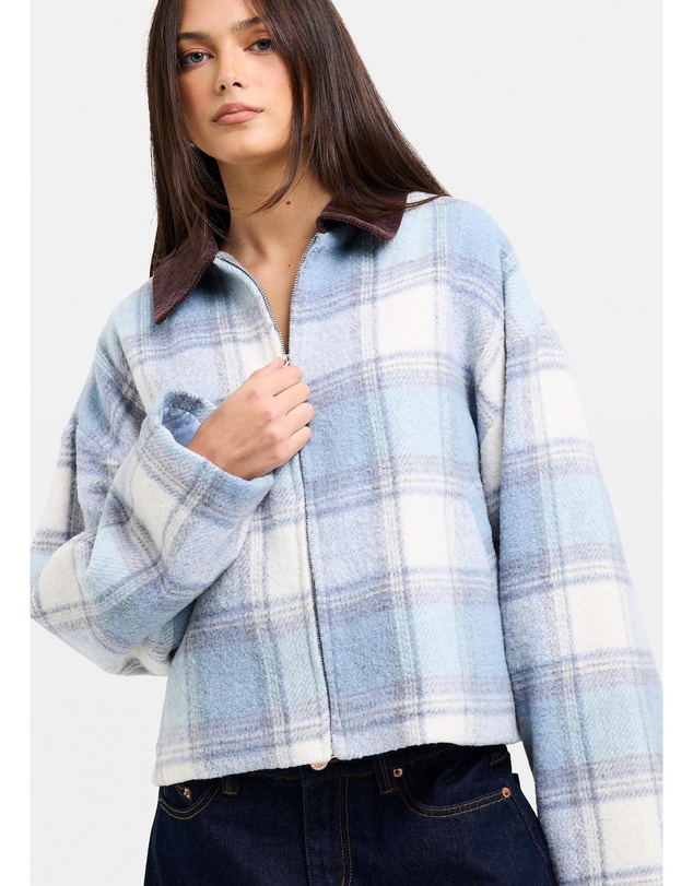 Subtitled - Nevada Plaid Oversized Jacket