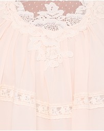 Petal & Pup - Galatea Lace Insert Top - Cream