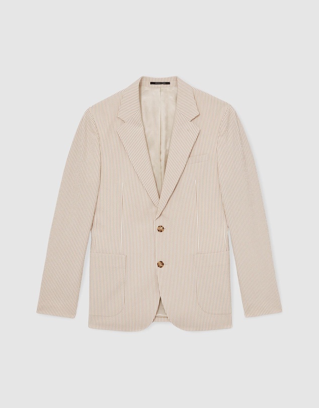 REISS - Bay Seersucker Jacket