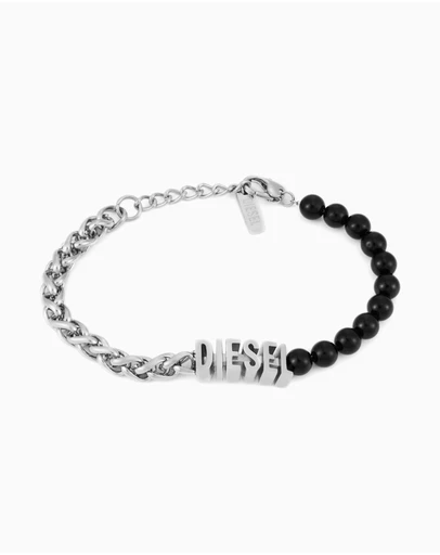 Diesel - Diesel Font Silver Tone Bracelet