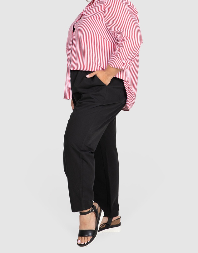 Love Your Wardrobe - Ashleigh Pull-On Suiting Pants