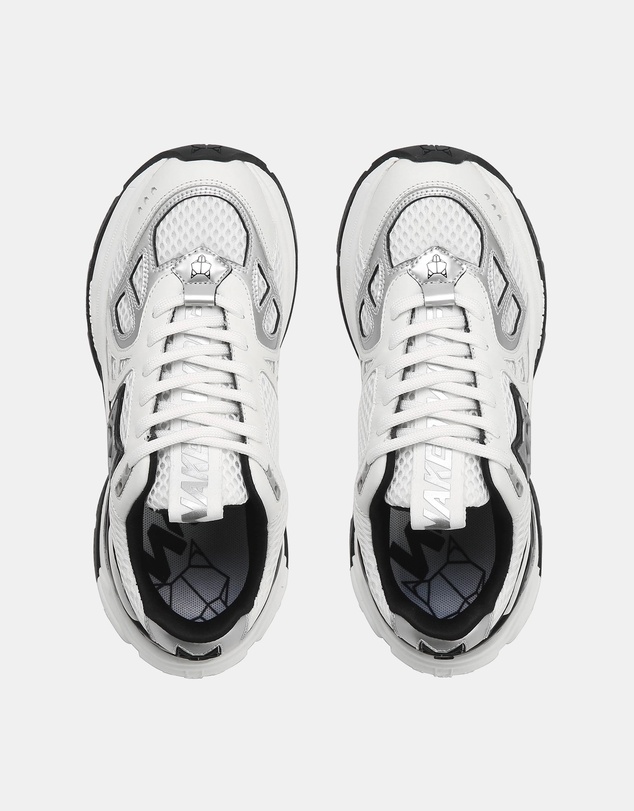 Naked Wolfe - Smash White/Silver Mesh