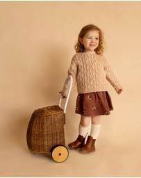 Fox & Finch - Wild Garden Knitted Jumper - Babies