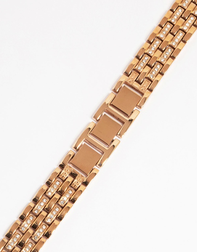 Lovisa - Rose Gold Diamante Chain Strap 38/40/41 mm