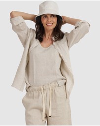 CAMIXA - Panthea Linen Shorts