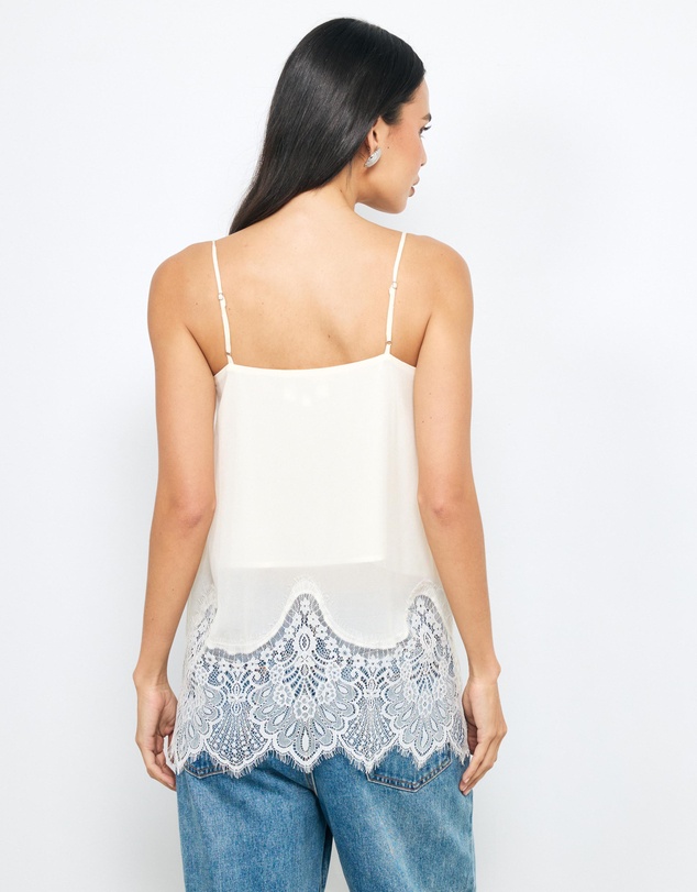 AERE - Alina Lace Trim Cami Top